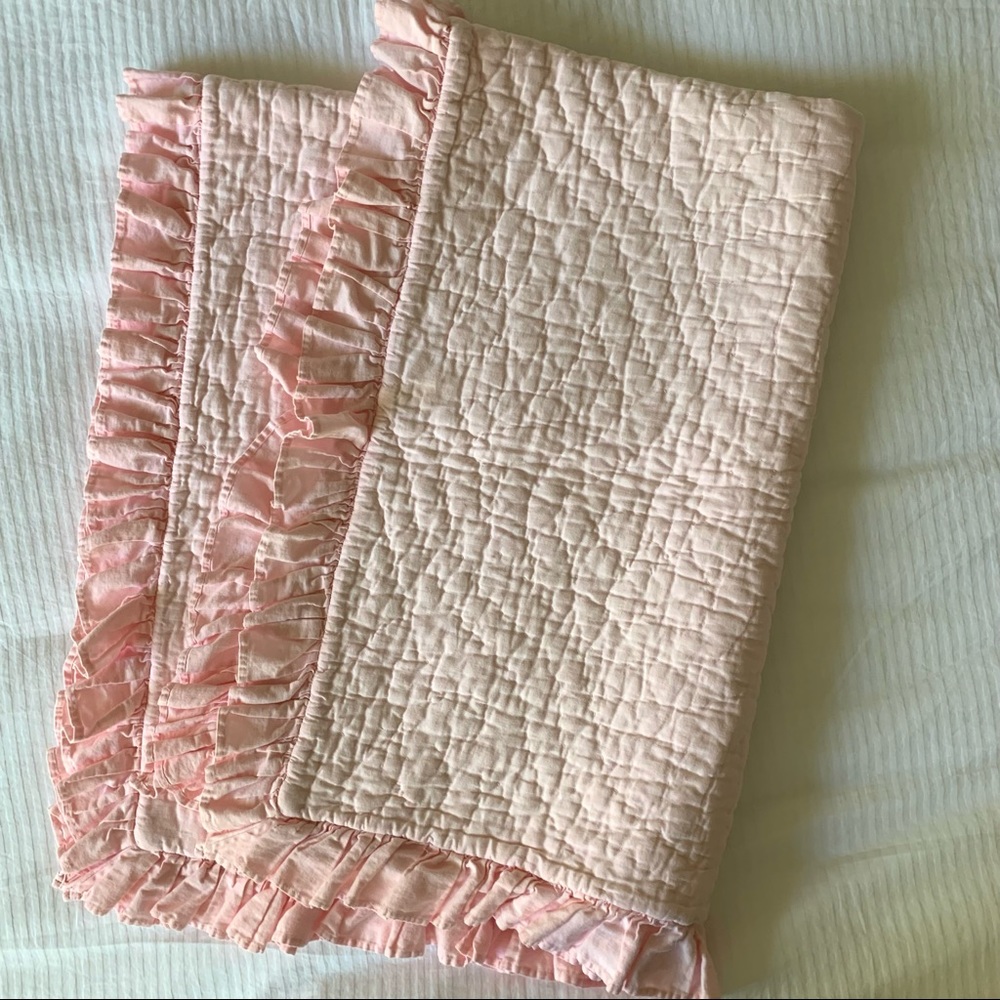 Pottery Barn baby crib quilt